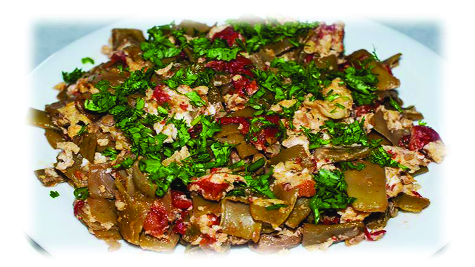 Món đậu que xào của người Azerbaijan