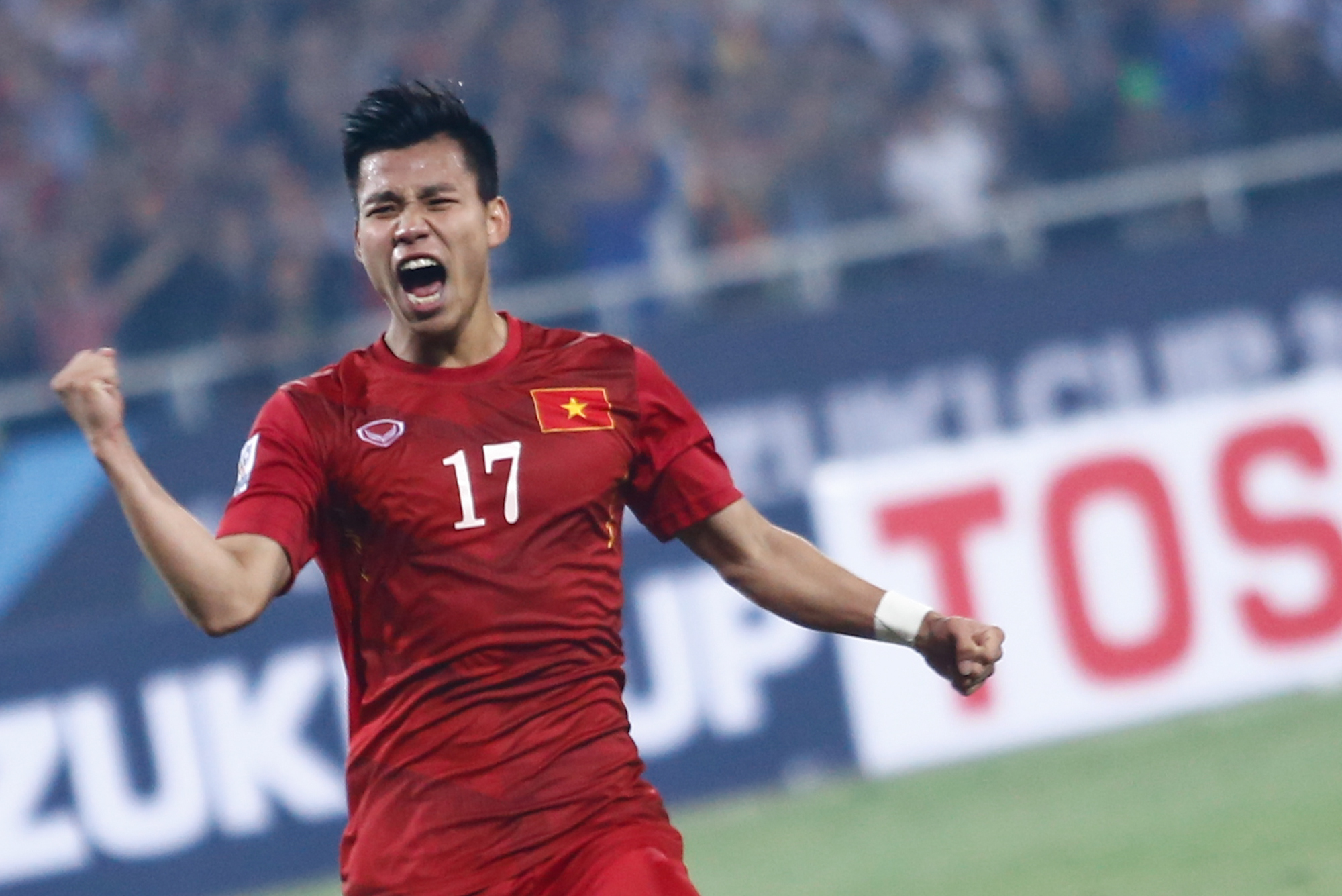 U23 Việt Nam được kỳ vọng rất nhiều vào năm tới khi đang sở hữu lứa cầu thủ trẻ tài năng như Xuân Trường, Văn Thanh. (Ảnh: Minh Chiến/Vietnam+)